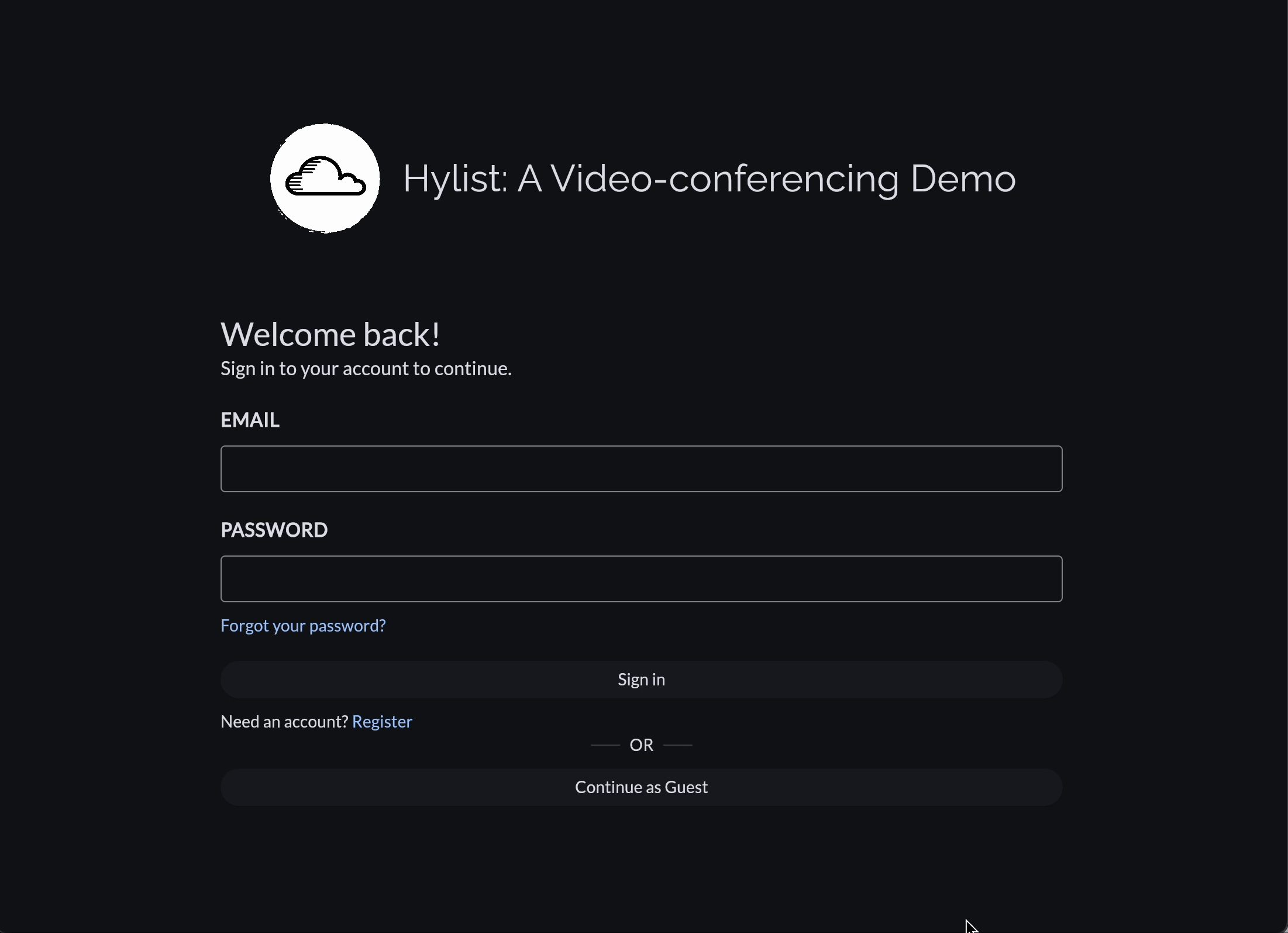 Creating a Guest Account