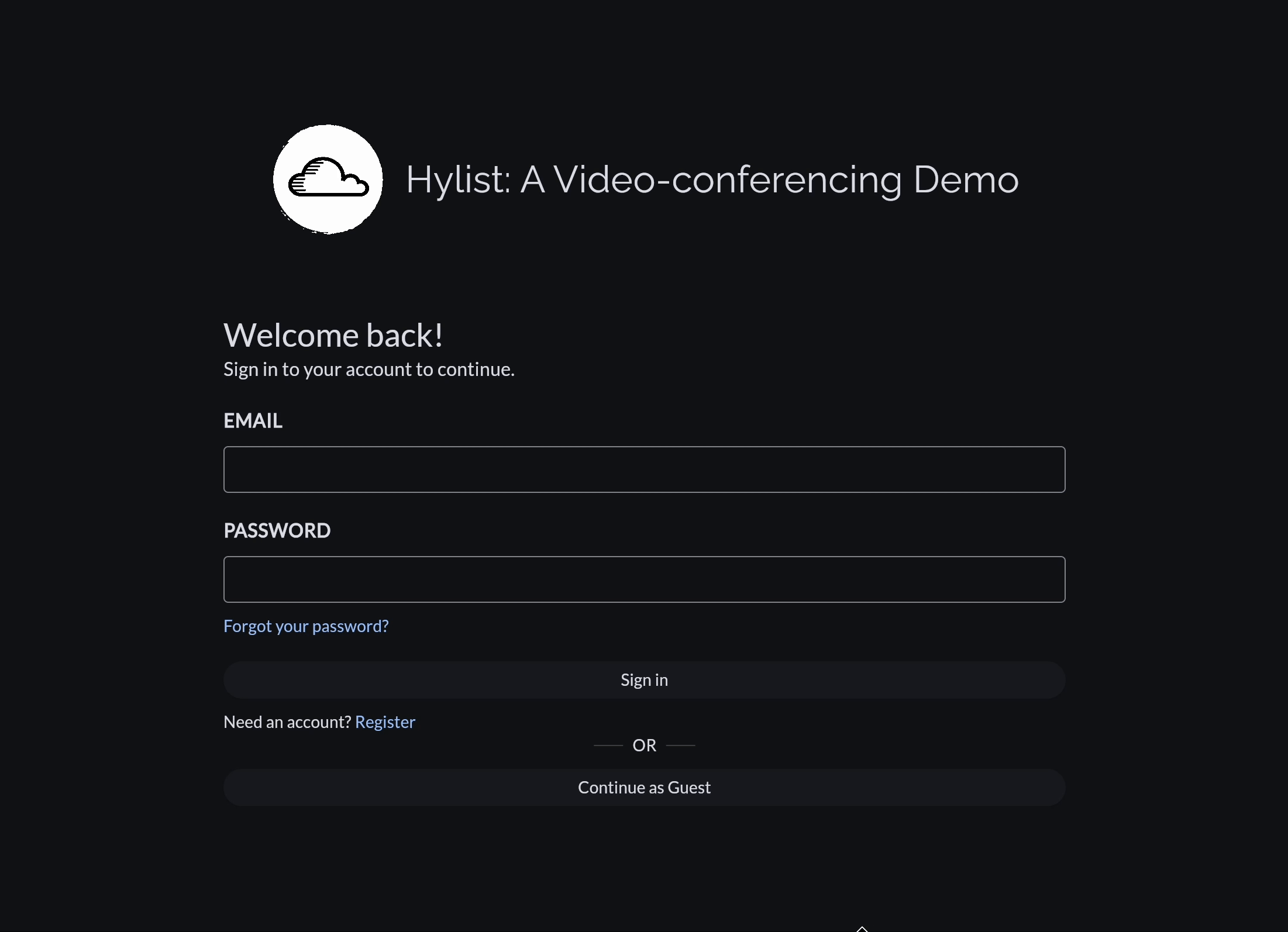 Creating a Member Account