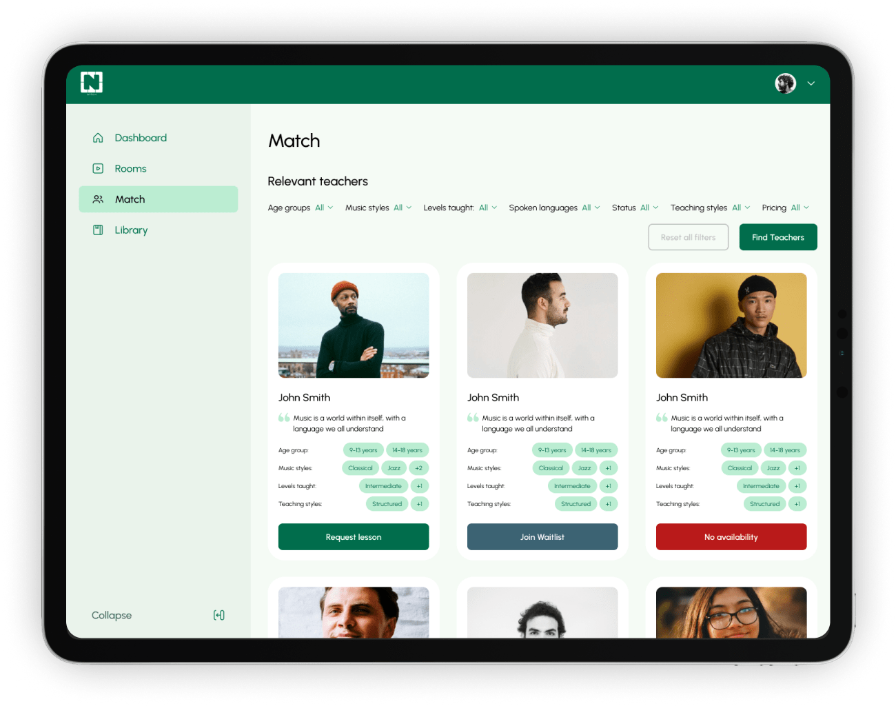 iPad View for Students